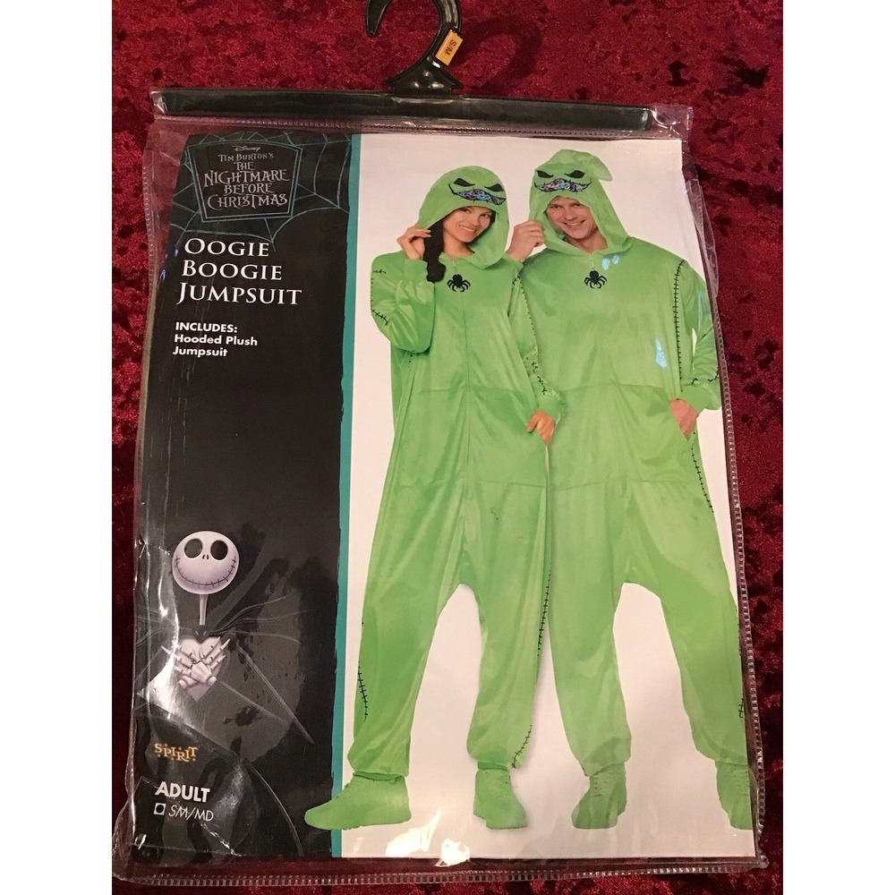 Oggie Boggie - Nightmare Before Christmas Jumpsuit Cosplay Costume  S/m New